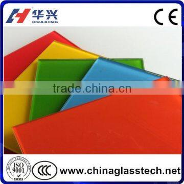 CE Certificated 4-19mm Thick Decorative Back Painted Tempered Glass