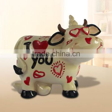 Lovely resin cow statue for sale