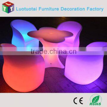 Rechargeable 16 Color Change Illuminated Led Bar Chair