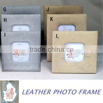 Cloth Wrap Square Picture Frame With Lace Maerial photo-6