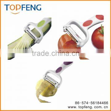 3 in 1 Peeler, 3way Peeler With Non-slip Handle, Vegetable Peeler,Peeler/Cutter/Slicer,Multifunction Rotation Vegetable Slicer photo-3