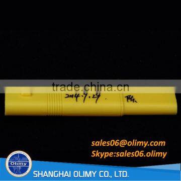 Yellow PE-HD plastic parts Plastic Box of blade made via plastic injection