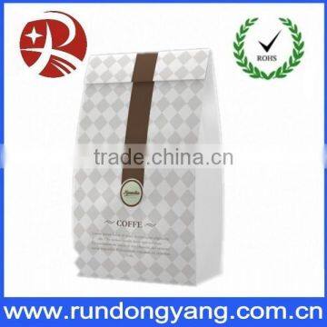 stand up coffee packaging bag with air hole