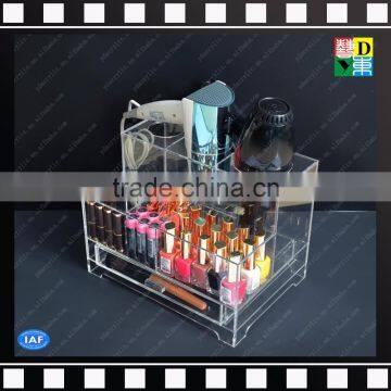 High quality storage cosmetic box jewelry case brush holder acrylic makeup organizer