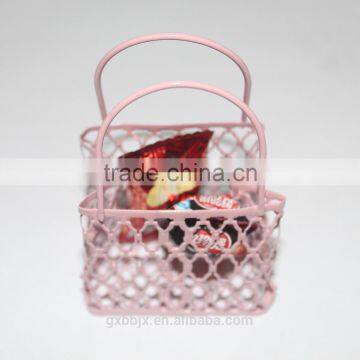 Small Metal Wire Handbag Basket photo-2
