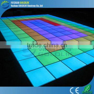 50*50cm led dance floor panel with controller changing color