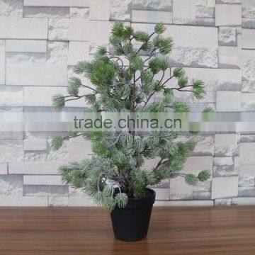 Plastic Mini Podocarpus Tree Bonsai photo-2