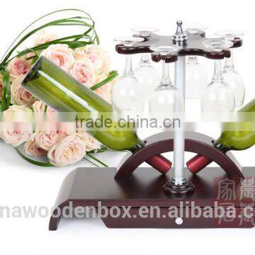 Carving Wooden Wine Holder/Wooden Wine Bottle Design Handmade Wooden Wine Rack With Lighting Refrigerator Wine Rack photo-3