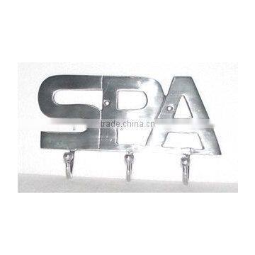 metal spa alphabet wholesale hangers