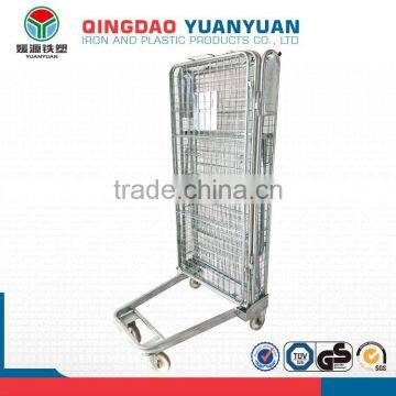 Multifunctional Cage Pallet, Metal Storage Cage With 4 Wheels, Stackble Metal Storage Cage photo-2