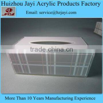 Hot sale factory manufacture Custom acrylic tissue box holder for car