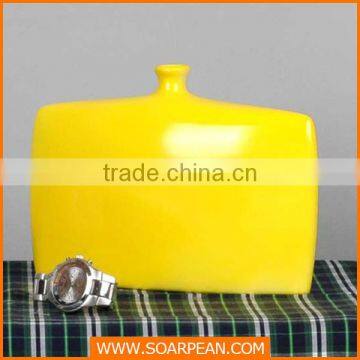 hot sale high quality color fiberglass rectangle vase