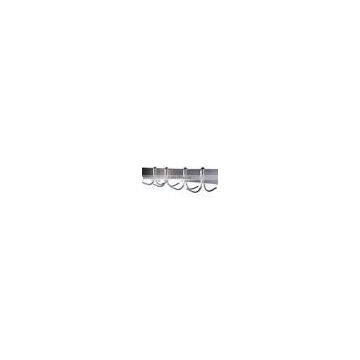Commercial Stainless Steel Double Line Pot Rack With Hooks photo-2