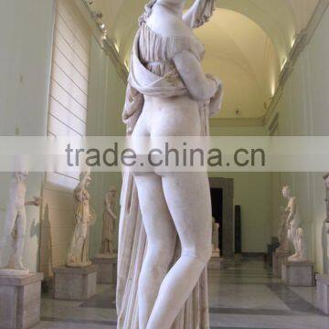 Outdoor Garden Decoration White Stone Greek Lady Statue Sculpture photo-2