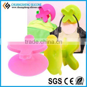 Hot Sales Clothes Hanging Hooks, Wall Hook for Coat, Silicone photo-2