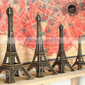 2014 hot sale wholesale metal about Paris with France souvenir Eiffel Tower