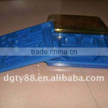 china factory ABS plastic thermoforming blister process ESD tray