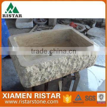 Natural square marble stone bathroom basins and stone sinks RAT-SB035
