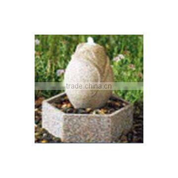 Flower Bud Shape Garden Granite Water Fountain photo-2