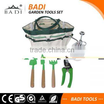 6 pcs set garden hand tools set with spary bottle/shovel/shear