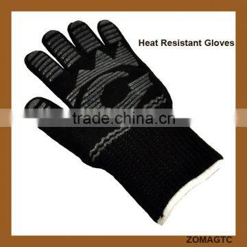 Extreme Heat Resistant EN407 Certified BBQ Gloves ,Kitchen Food Grade Cooking, Grilling& Baking Oven Mitts