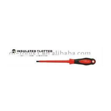 1000V insulated slotted screwdriver with magnetic tips(VDE TOOL)