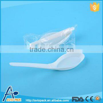 Disposable plastic dinnerware sets cheap non toxic white plastic foldable spoon fork set