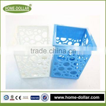 Factory direct supply promotion gift plastic rectangular eco-friendly home and garden basket