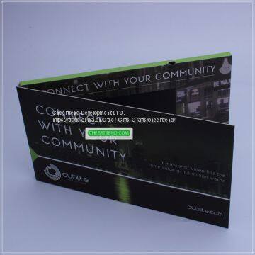 Hot Promotional 128MB 4.3 Inch Digital LCD Video Business Card, Video Brochure,lcd Video Card for Advertising photo-2