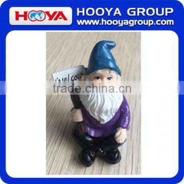 Set of 4 Resin Miniature Garden Gnome Dwarf Figurine photo-5