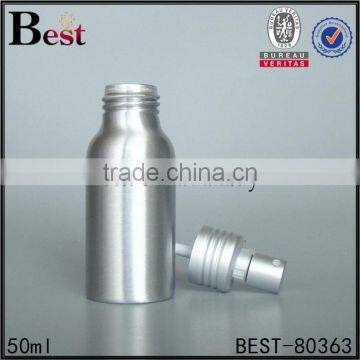 50ml Aluminum Bottle Silver Aluminum Spray Bottle for Cosmetic Water Toner Perfume China Suppliers photo-2