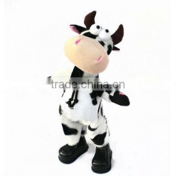 singing and dancing plush cow quality material plush baby toys