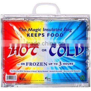 Large Supermarket Thermal Lunch Bag / Thermal Insulated Lunch Bag/Thermal Insulated Cooler Bag photo-6
