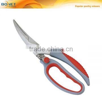 S51013 LFGB Certificated 10" kitchen poultry scissors for bone cutting food scissors