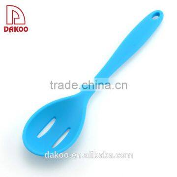 Integrated Seamless Design Silicone Handle Slotted Spoon photo-2