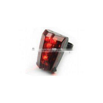 Bike Bicycle Laser Beam 5 LED Rear Tail Light