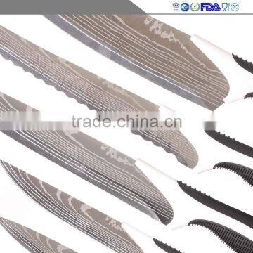 The New Direct Manufacturers of Stainless Steel Combination Suit 5 Woolly Non-stick Knife Set Spray Paint Baking Environmental p photo-5