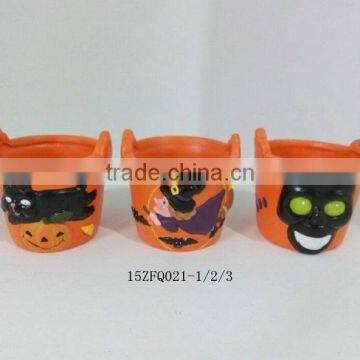 Halloween Pumpkin Ceramic Flower Pot Festival Decorations photo-4