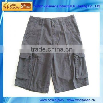 9389 Mens Cotton Canvas Cargo Shorts