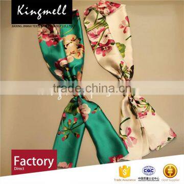 Custom-made Digital Print Chiffon Tie Scarf Women Scarf photo-2