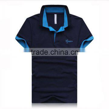 95/5 Cotton/Spandex Stretch Factory Direct Wholesale T-Shirt Sample Design of Polo Shirts