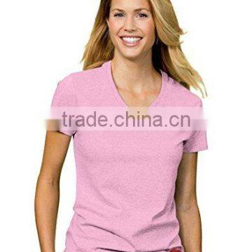 New Trend V Round Collar T Shirt V-neck T-shirt OEM ODM Offered photo-2