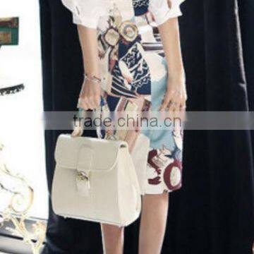 Wholesale Office Lady Fitted Design High Slit Polyester Pencil Skirt photo-2