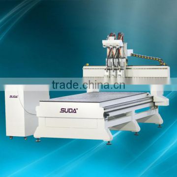 SUDA Multidtage cnc router with three spindle motor---MG1630C