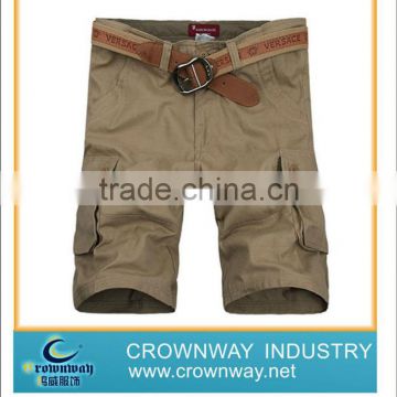 Vintage military army cargo shorts in slim fit