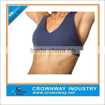 Wholesale Sports Bra With Deep V neck Designs For Ladies