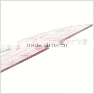 Kearing transparent plastic rulers 1:4 sandwich printing line scale rulers for architect designer #8514