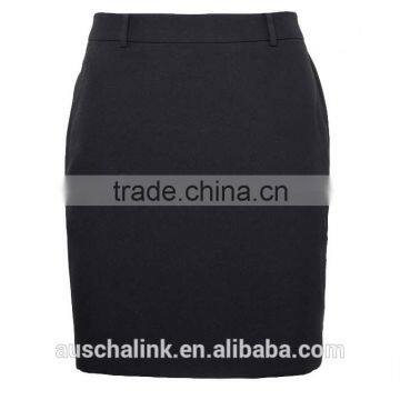 Summer Ladies Custom High Quality Black Office Formal Wear Skirts photo-5