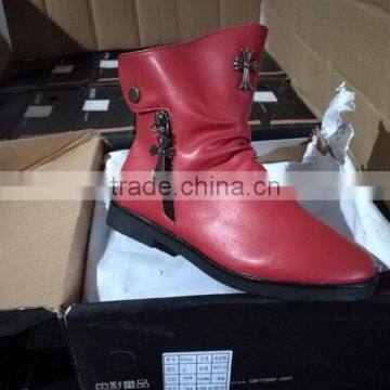 GZY Italy Model Fashion Sole Shoes Kid Boots Wearable Comfortable Winter Boots Wholesale Guangzhou 2017 Stock photo-3