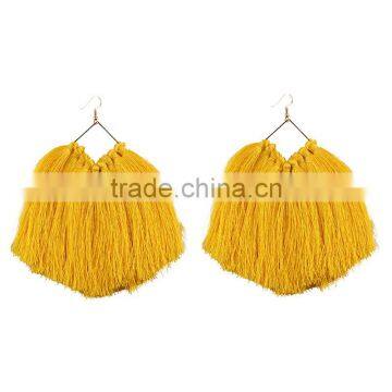 Bohemian Jewelry Big Long Tassel Dangle Earrings Accessories for Women photo-3